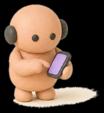 Your agent robot holding a phone